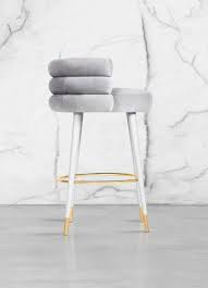 Marshmallow Bar Stool Royal Stranger In 2020 Bar Stools Designer Bar Stools Aluminum Bar Stools
