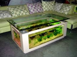 36gl Rectangle Coffee Table Aquarium Completely Fish Ready With Hidden Filter And Led Lights Shopswell Fish Tank Coffee Table Aquarium Coffee Table Rectangular Glass Coffee Table