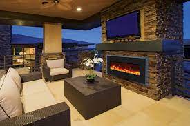 Therefore, you have to pick one that uses minimal energy. Best Wall Mount Electric Fireplace Ideas In Living Room Contemporary Living Room New York By Modern Blaze Houzz