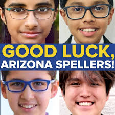 Congratulations to Arizona's Esha Marupudi and Sumukh Tirumalasetty, both  now semi-finalists, Salman Rashid, and Christopher Werito for their  incredible show of talent in this year's Scripps National Spelling Bee!  Esha and Sumukh