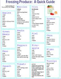 freezing produce chart whattopin us topic diyprojects i