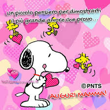 Auguri Mamma Immagini Festa Della Mamma Con Snoopy Snoopy Mother S Day Fictional Characters