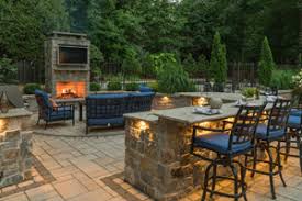 outdoor kitchens, fire pits, bbq