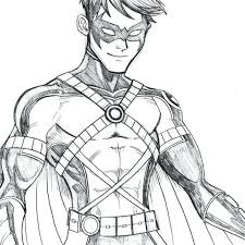 Robin Nightwing Batman Coloring Page Sketch Coloring Pages In 2020 Batman Drawing Batman Coloring Pages Robin Drawing