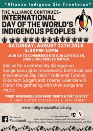 The indigenous people speak about 7000 languages and represent 5000 different cultures. Iitc Co Sponsoring World Indigenous Peoples Day In Tucson Arizona International Indian Treaty Council