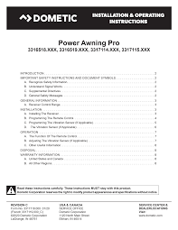 In this informative rv 101® video mark polk with rv education demonstrates the features and benefits of the weatherpro awnings by dometic. Https Epi Dometic Com Externalassets Dometic Power Awning Pro Kit 9600017112 73710 Pdf