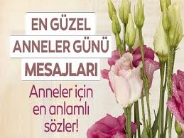 Anneciğim benim, hüznümü sevince dönüştüren tek insansın. En Guzel Anneler Gunu Mesajlari