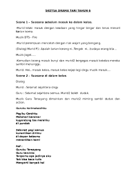 Dari video, kata kata, sampai kumpulan foto lucu. Doc Sketsa Drama Tari Tahun 6 Liza Illun Academia Edu