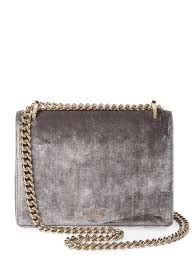 Kate Spade Watson Lane Velvet Convertible Clutch Bag In Soft Charcoal Gray Lyst