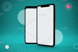 Abstract Ios Android Mockup In 2020 Android Mockup Square Brochures Mockup