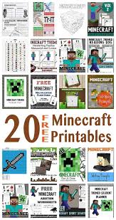 Free minecraft coloring pages to print and download. Minecraft Free Printables With Ideas For Learning Huge List