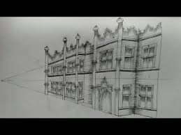 How To Draw A Easy One Point Drawing In Architecture Drawing Epicmonster Drawing Youtube In 2020 Architecture Drawing Drawings City Drawing