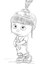 Lucy despicable me 3 coloring pages. Agnes From Despicable Me Coloring Page Free Printable Coloring Pages For Kids