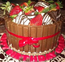 Kit Kat Cake Birthday Cakes Kit Kat Cake Strawberry Cakes Chocolate Covered Strawberries