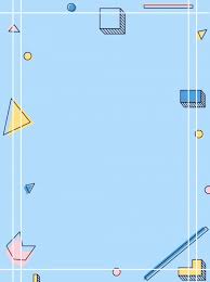 Irregular Geometric Fresh Blue Minimalist Background Material Powerpoint Background Design Instagram Background Background Design