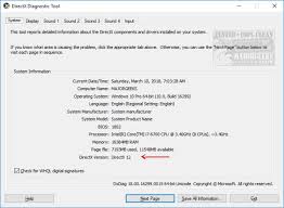 In the windows search box on the taskbar, type dxdiag and then select the best match result to open the directx diagnostic tool. How To Install The Latest Version Of Directx Majorgeeks