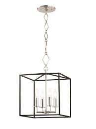 Richie Bronze Cage Polished Nickel Pendant