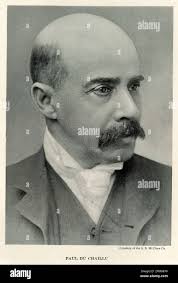 Paul du Chaillu (1831-1903), French-American traveller, zoologist and  anthropologist Stock Photo