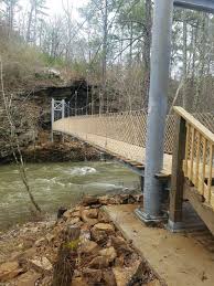 Noccalula falls park gadsden al 35904. Suspension Bridge On Black Creek Trail At Noccalula Falls In Gadsden Alabama Alabama Travel Gadsden Alabama Places To Go