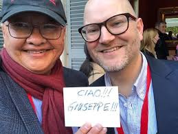 Swipe to “find” Giuseppe! ❤️ When one of our beloved professors can't make  it to Italy… you bring Italy 🇮🇹 to Ithaca! ❤️ Many thanks to @tedteng for  orchestrating a wonderful tribute