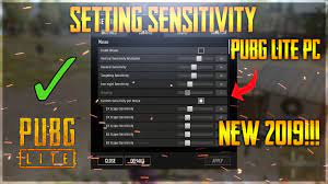 Cara Setting Sensitivitas Pubg Lite Pc Terbaru 2020 Youtube