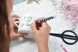 Diy Ideen Tassen Bemalen Beschriften Tassen Bemalen Diy Ideen Bemalte Kaffeetassen