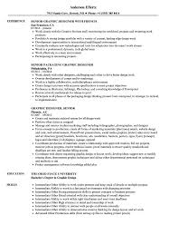 Graphic designer resume + guide with resume examples to land your next job in 2020. Graphic Designer Senior Designer Resume Samples Velvet Jobs