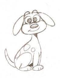 Easy Cartoon Dog Tutorial | Dog Drawing Simple, Cartoon Drawings Sketches,  Puppy Drawing Easy