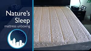 Memory foam mattresses respond to heat and pressure to reduce pressure point problems. Nature S Sleep Emerald Gel Memory Foam Mattress Unboxing Youtube