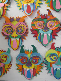 I Truly Detest Art That Looks The Same But The Concept Is Cool Building A Face From The Bottom Up Elementary Art Projects Elementary Art Art