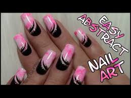 Einfaches Abstraktes Nageldesign Selber Machen X2f Party Nagel X2f Easy Nail Art Youtube Party Nagel Silvester Glitzer Pinke Nagel
