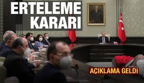 Kabine toplantısı 13 nisan günü gerçekleştirilecek. Kabine Toplantisi Nin Iptal Nedeni Belli Oldu Siyaset Haberleri
