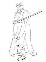 Lego star wars coloring page green suadron star wars drawings. Star Wars Coloring Pages Obi Wan Kenobi Coloring And Drawing