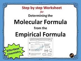 This Step By Step Worksheet Template Helps Students To Master The Chemistry Skill Of Determining Molecular Formula F Molecular Special Needs Students Chemistry