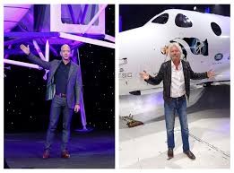 Jeff bezos, the billionaire founder of the spaceflight company blue origin, launched into suborbital space with three other people today (july 20) on the first crewed mission of the company's new. How Do Jeff Bezos S Elon Musk S And Richard Branson S Space Ventures Compare Indy100
