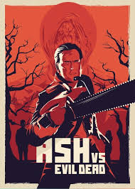 Ash Vs Evil Dead Alternative Poster Print By Fourteen Lab Displate Evil Dead Movies Ash Evil Dead Evil Dead Series