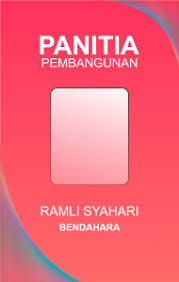 Cara membuat kartu id card di microsoft word dengan mudah. Id Card Panitia 252 Kartu Nama Kartu Desain Produk