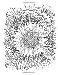 Inkspirations For A Happy Heart Inspired Coloring Designs To Lift Your Spirit And Feed Your Flower Coloring Pages Fall Coloring Pages Sunflower Coloring Pages