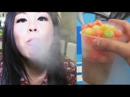 Removing every drop of liquid nitrogen leaves the frozen treat itself, which can't seriously harm you.* eat this cryogenic snack the same way you would eat really hot food…slowly and carefully. Dragon S Breath Snacks Make You Exhale Smoke And They Re Sending Teens To The Hospital The Washington Post