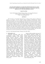Hal ini sangat penting sebagai testimony ke konsumen, sehingga dapat menumbuhkan kepercayaan di hati konsumen dan membuat mereka semakin yakin akan kualitas bakso anda. Pdf Analisis Pengembangan Strategi Pemasaran Halal Pada Usaha Kecil Menengah Produk Wedang Uwuh Dan Tepung Bebas Gluten Di Ukm Progress Jogja