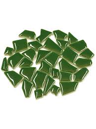 1/2 x 1/2 (500) emerald ice green waterglass mirror stained glass mosaic tiles (500 tiles). Flip Mosaic Tiles Ceramic Mini Moss Green The Romans