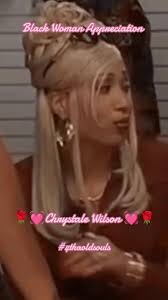 This woman right here?! Whew 😍. Chrystale Wilson has had many film roles &  appearances, but most of us remember her as "Ronnie" from the 1998 cult  classic film, "The Players Club". Her character was a ...