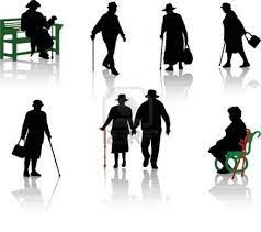 951530 Silhouette Of Old People Jpg 1 200 1 065 Pixels Person Silhouette Silhouette People Silhouette Vector