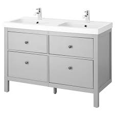 Featuring vanity sets with elegantly understated sinks major target to. Hemnes Odensvik Sink Cabinet With 4 Drawers Gray 48 3 8x19 1 4x35 Ikea