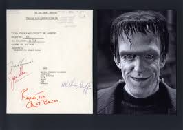 Fred Gwynne Autograph