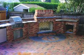 A red backsplash will not only add a touch of style, but it will also bring plenty of contrast in a white or gray kitchen. Brick Outdoor Kitchen Ideas Novocom Top