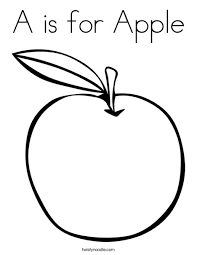 Check spelling or type a new query. A Is For Apple Coloring Page Twisty Noodle