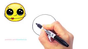 How to draw a koi fish. Thankful Emoji How To Draw Draw So Cute Eyes Step By Step Easy Video Dailymotion