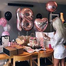 что подарить подруге на др 15 лет своими руками Ku Kazdej Spravnej B Day Party Nemozu Chybat Balony Ruzove Zlate Alebo Striebotne Ktore Budu Zia 18th Birthday Decorations 18th Birthday Party Birthday Goals