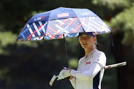 Nelly korda, of the united states, plays a shot from a bunker on the 18th hole during the second round of the women's golf event at the 2020 summer olympics, thursday, aug. 4vgm Zkghopjym